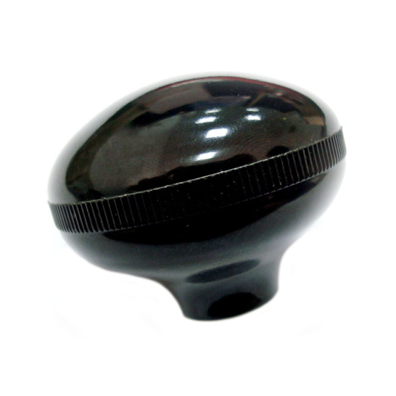 SHIFT LEVER KNOB. BLACK. LARGE DIAMETER 50MM. 3/8"-24 THREADED. BLACK 977587