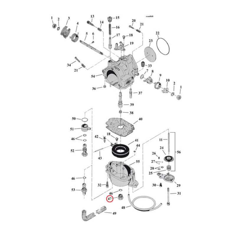 S&S PLUG FLOATBOWL 977851