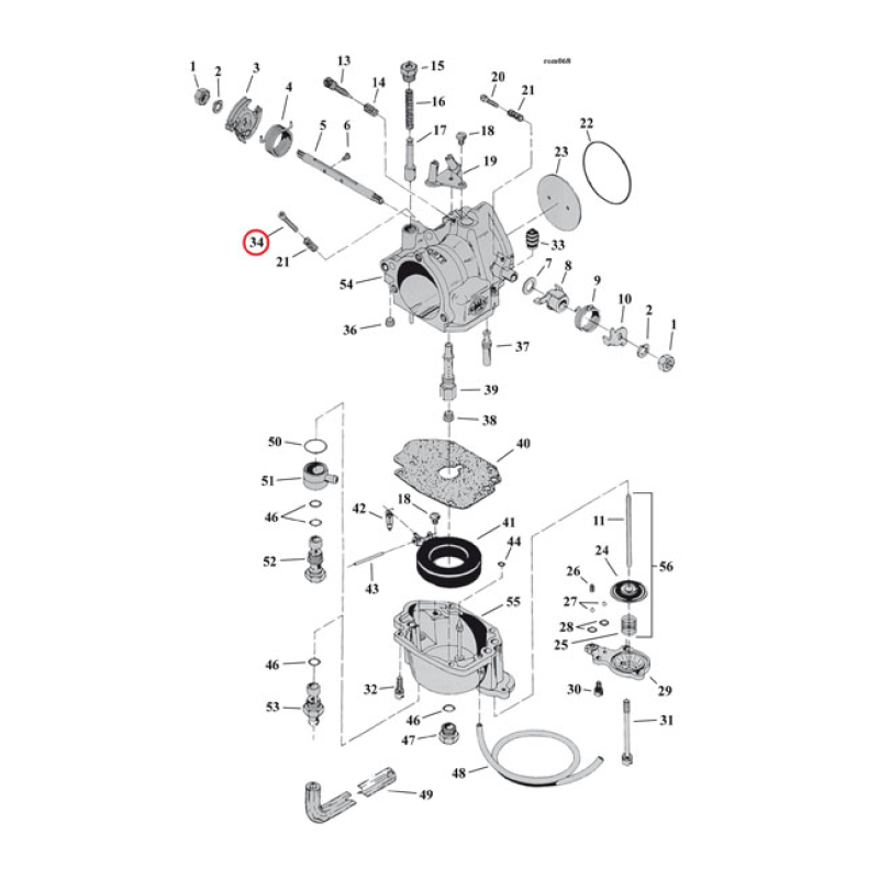 S&S SCREW, IDLE SPEED 977881