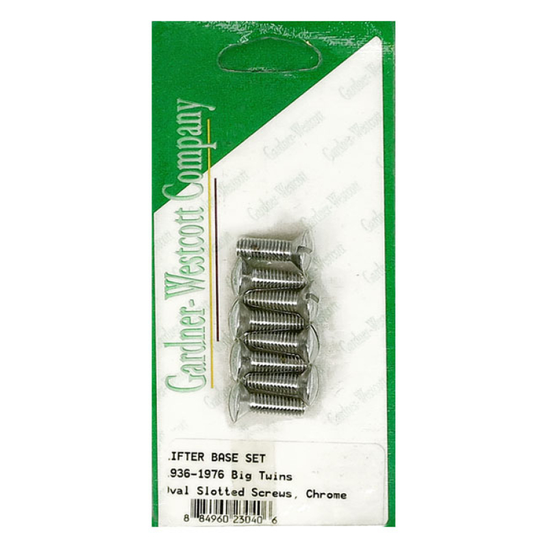 GW, TAPPET BLOCK MOUNT KIT. SLOTTED TAPERED. CHROME OEM STYLE REPLACEM 978248