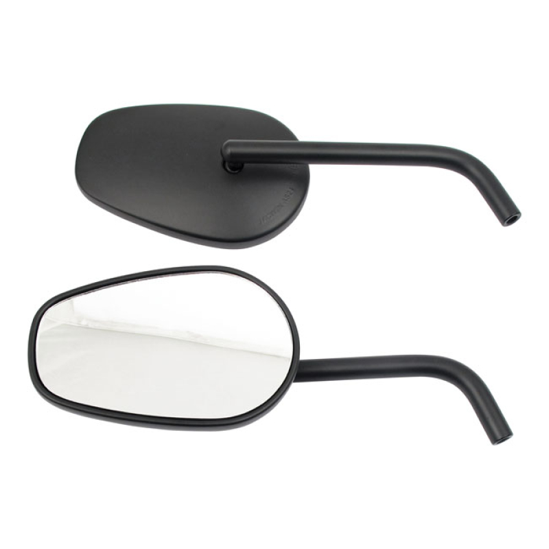 HIGHWAY HAWK, 'CLASSIC' MIRROR SET. BLACK 980794