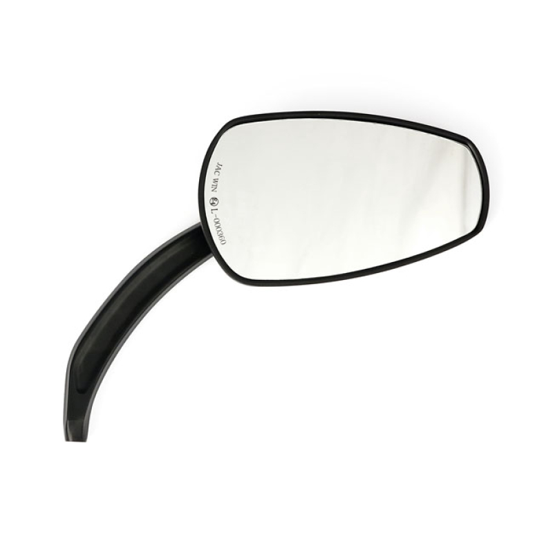 SLIPSTREAM MIRROR SET. CURVED STEM, BLACK WITH BALL HEAD ADJUSTABLE MI 980831