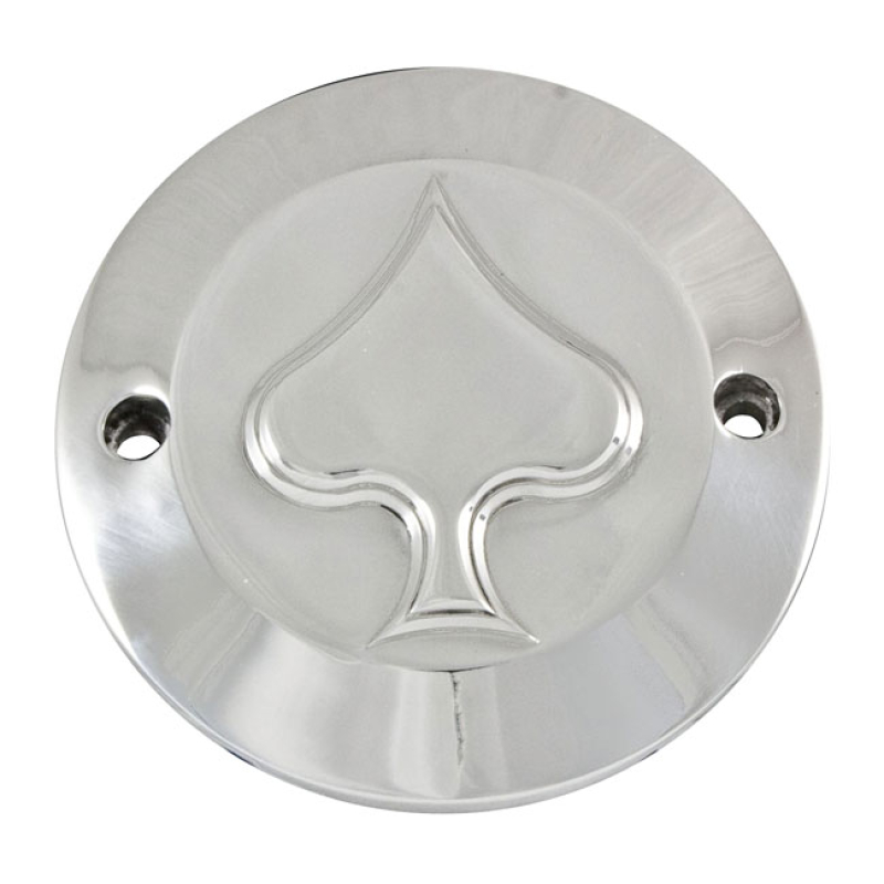 HKC POINT COVER 2-HOLE. SPADE, POLISHED POLISHED ALUMINUM.   A MIND-BL 982033