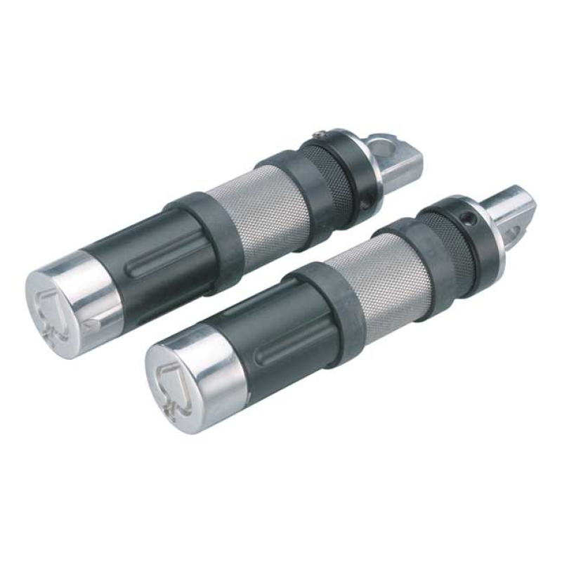 HELLS KITCHEN CHOPPERS, YOUNG GUN FOOTPEGS. SPADE BLACK POWDER COATED 982072