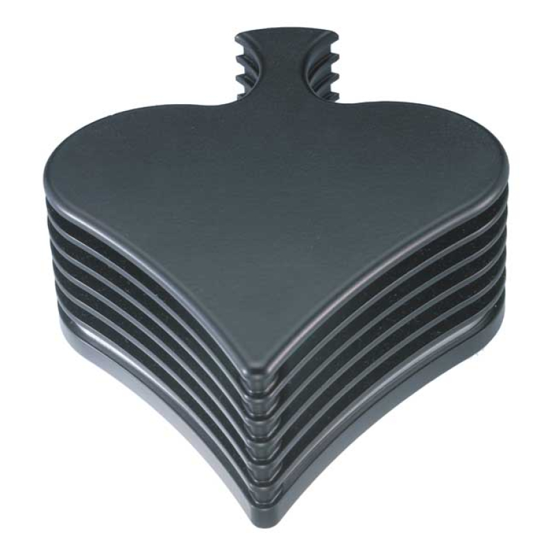 HELLS KITCHEN CHOPPERS, AIR CLEANER KIT. SPADE, BLACK BLACK POWDER COA 982115