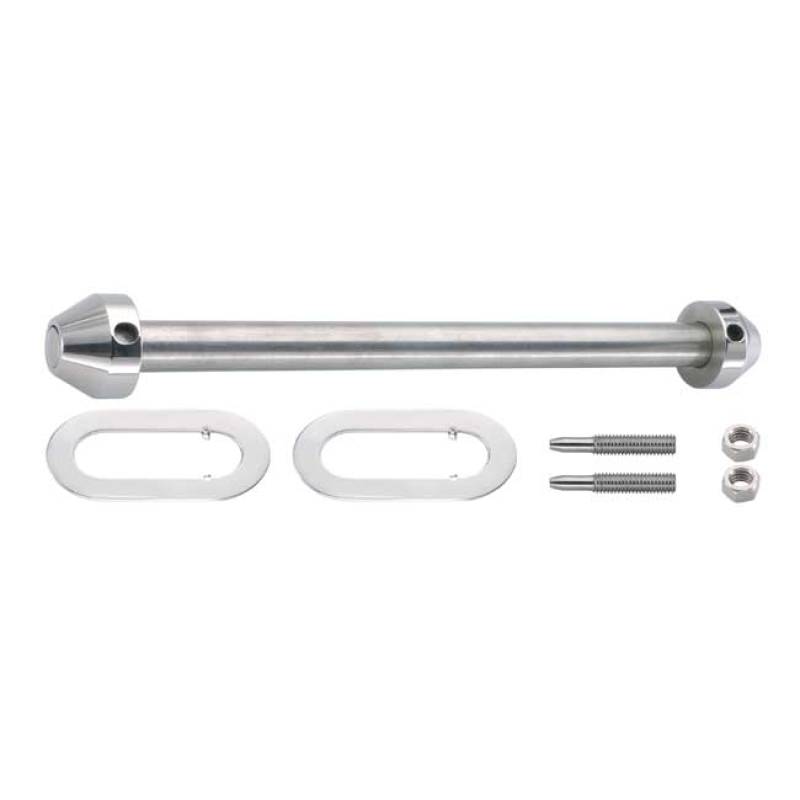 HELLS KITCHEN CHOPPERS, STAINLESS WHEEL AXLE KIT. 25.6CM 25.6CM LONG. 982201
