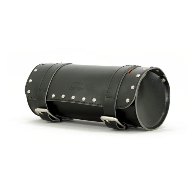 LONGRIDE, GENUINE LEATHER TOOL ROLL 6.5L. STUDDED BLACK 986396