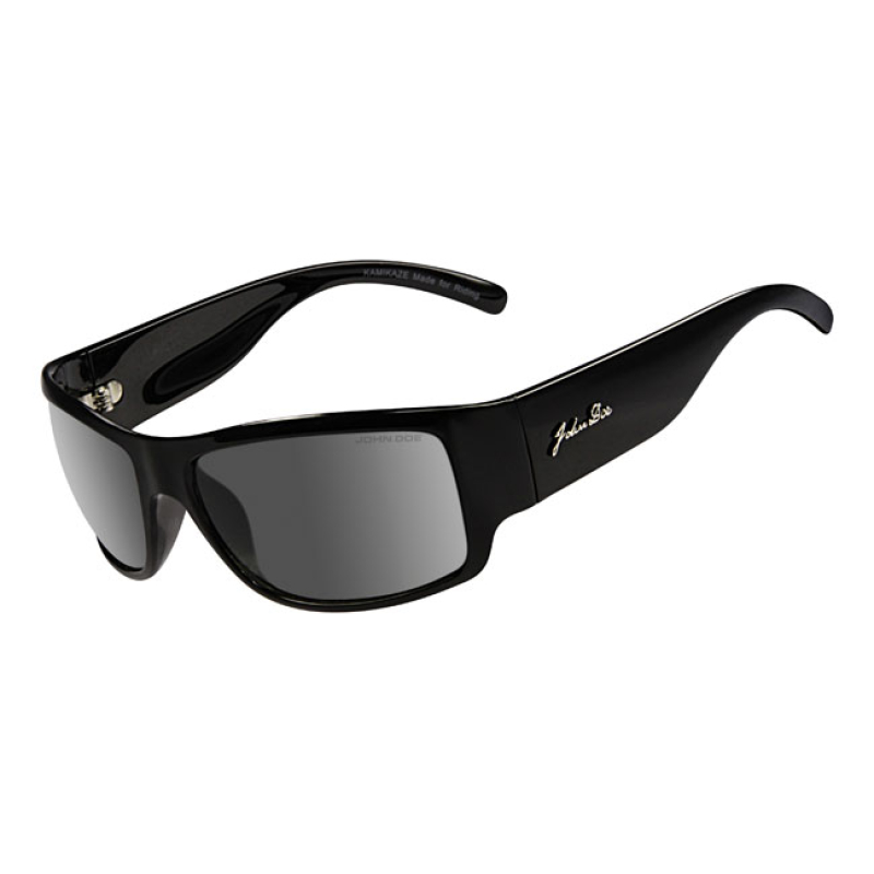 JOHN DOE, BIKER SHADES - KAMIKAZE BLACK FRAME, SMOKE GREY LENSES, REMO 988142