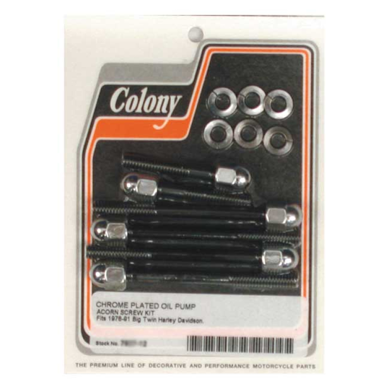 COLONY OIL PUMP MOUNT KIT ACORN CHROME 989079