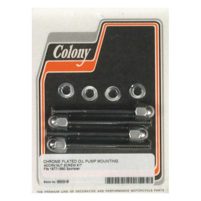 COLONY OIL PUMP MOUNT KIT ACORN CHROME 989082