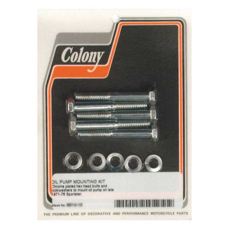 COLONY OIL PUMP MOUNT KIT OEM STYLE CHROME 989099