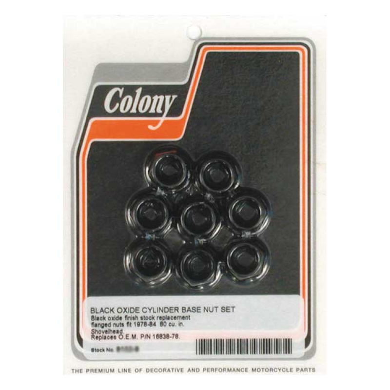 COLONY CYL BASE NUT KIT 989115
