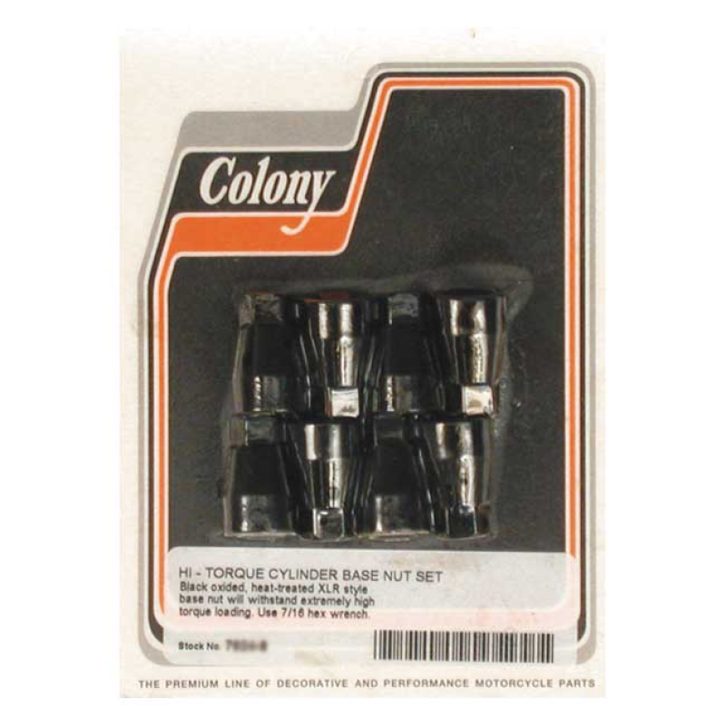 COLONY CYL BASE NUT KIT HIGH-TORQUE, BLACK 989120