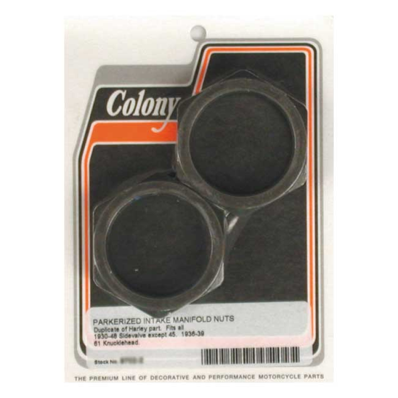 COLONY MANIFOLD NUTS, PLUMBER STYLE PARKERIZED 989135