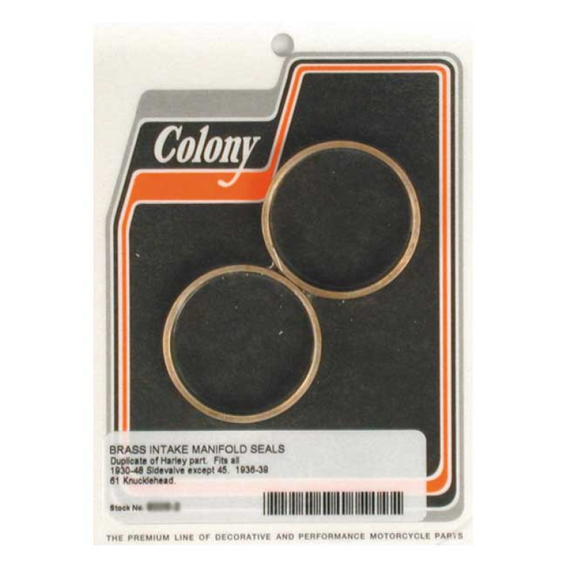 COLONY MANIFOLD SEALS, PLUMBER STYLE 989136