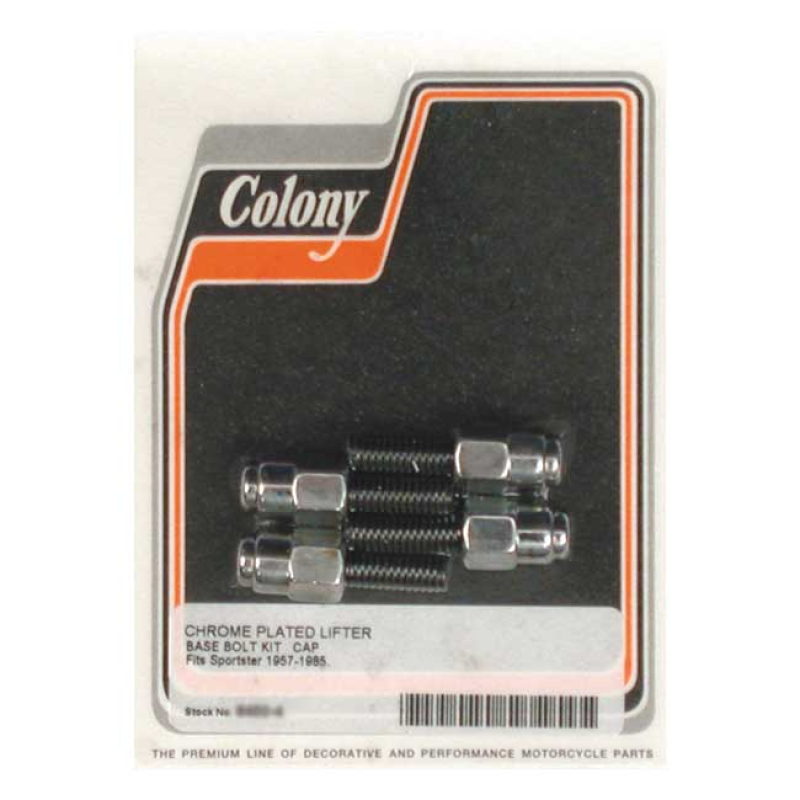 COLONY, TAPPET BLOCK MOUNT KIT. CAP STYLE, CHROME CHROME 989174