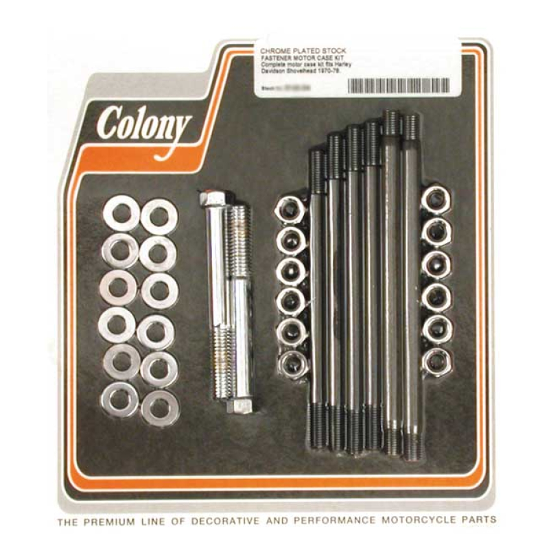 COLONY CRANKCASE BOLT KIT 989258