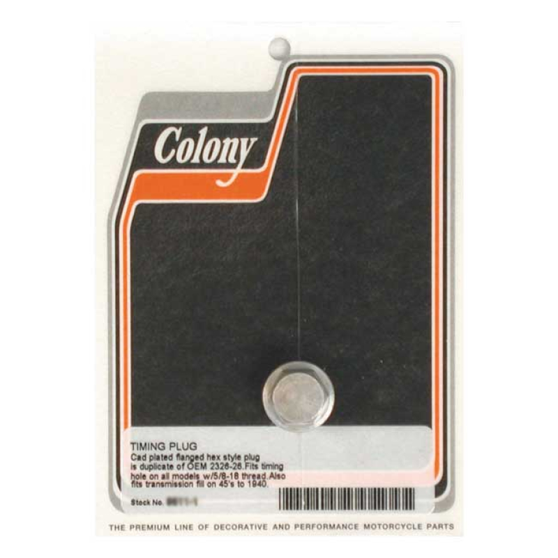 COLONY TIMING & DRAIN PLUG 989298