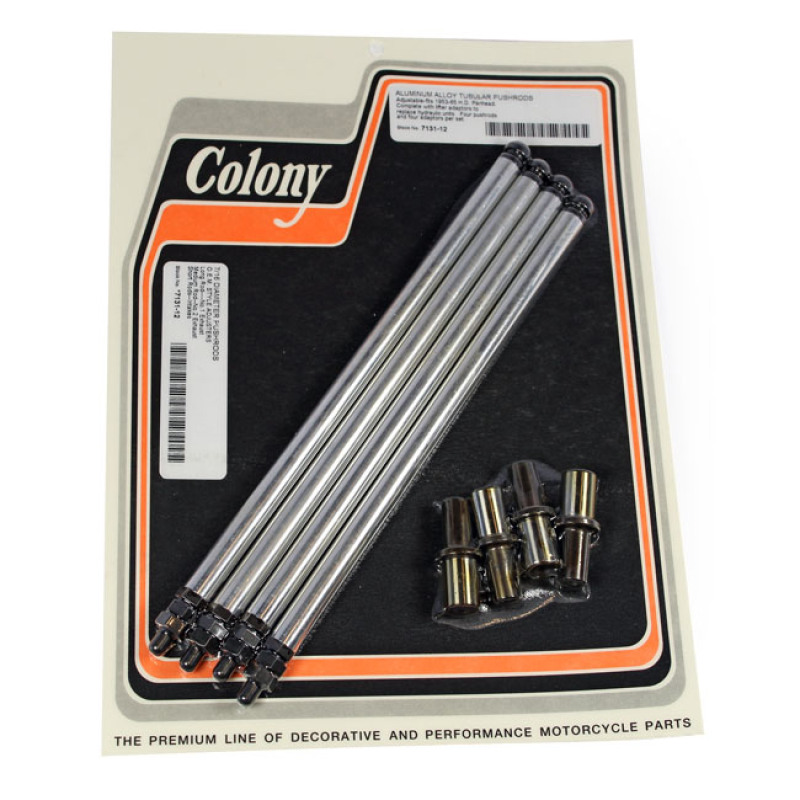 COLONY, ALUMINUM ADJ. PUSHROD SOLID CONVERSION KIT. PAN USED TO CONVER 989422