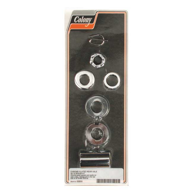 TAKA-AKSELIN HOLKKISARJA - COLONY AXLE SPACER KIT REAR, SMOOTH 989471