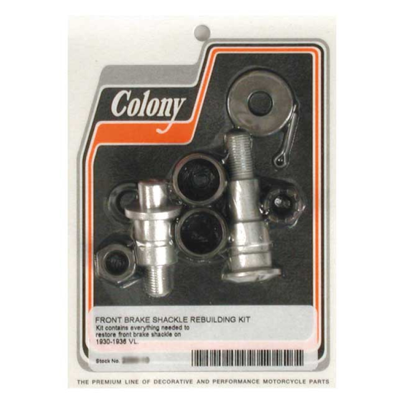 COLONY FRONT BRAKE SHACKLE REBUILD KIT SPRINGER FORKS 989766