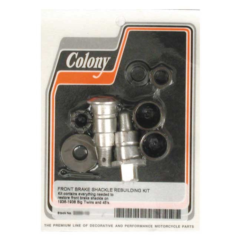 COLONY FRONT BRAKE SHACKLE REBUILD KIT SPRINGER FORKS 989767