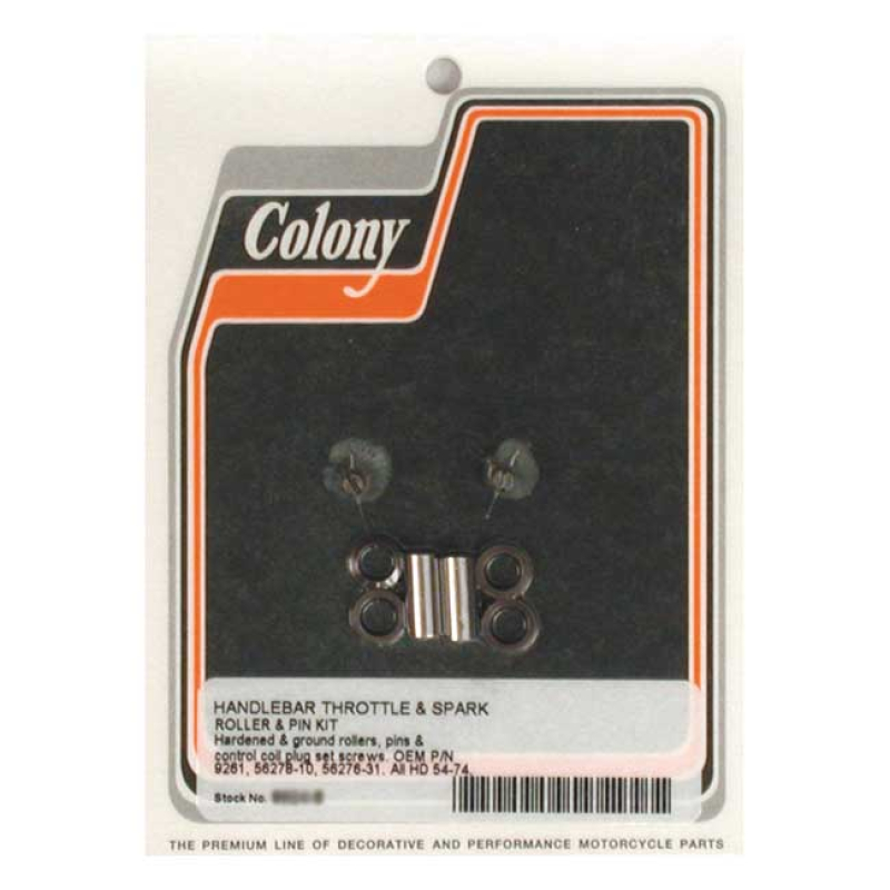COLONY, H/B THROTTLE/SPARK ROLLER/PIN KT 989773