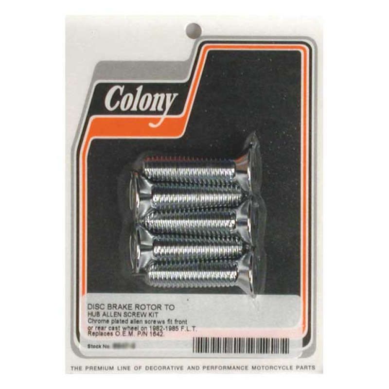 COLONY BRAKE ROTOR BOLT KIT 989927