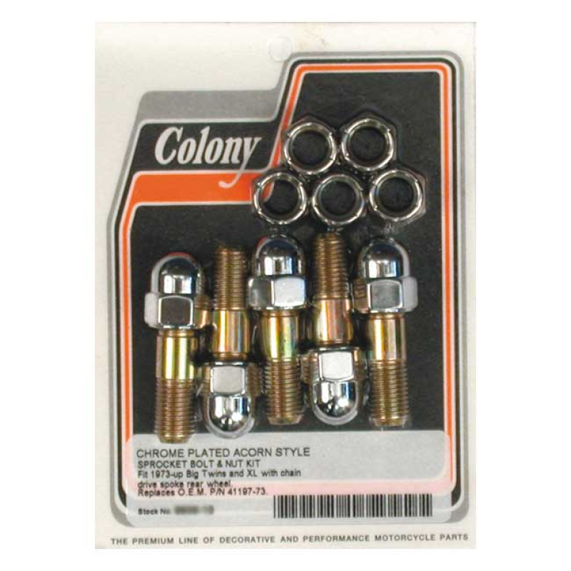 COLONY SPROCKET BOLT & NUT KIT 989944