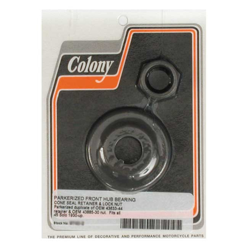 COLONY BEARING CONE SEAL RET. & NUT 990119