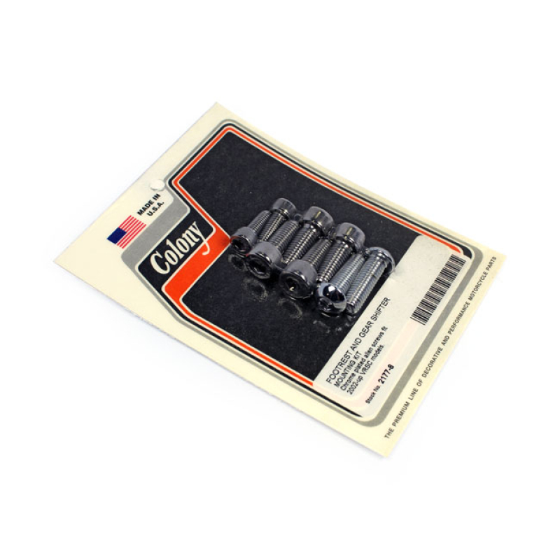 COLONY FOOTREST & GEAR SHIFTER MOUNT KT CHROME ALLEN 990250