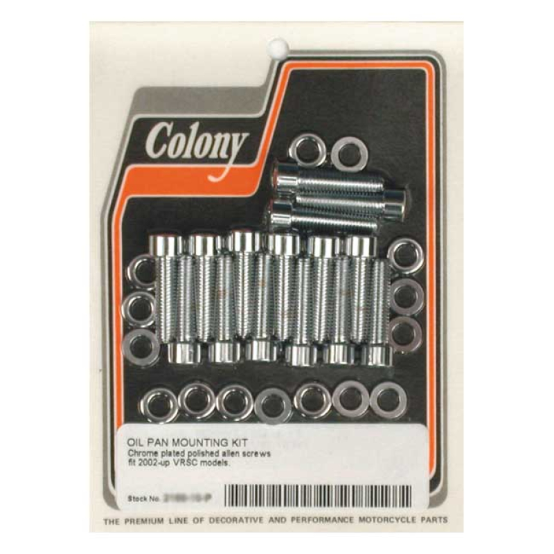 COLONY OIL PAN MOUNT KIT CHROME POLISHED ALLEN 990268