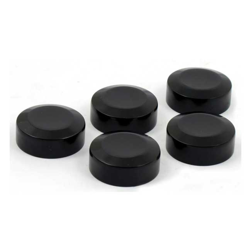 REAR PULLEY BOLT COVER KIT. BLACK BLACK. COVERS THE HEX MOUNT BOLTS OF 990296