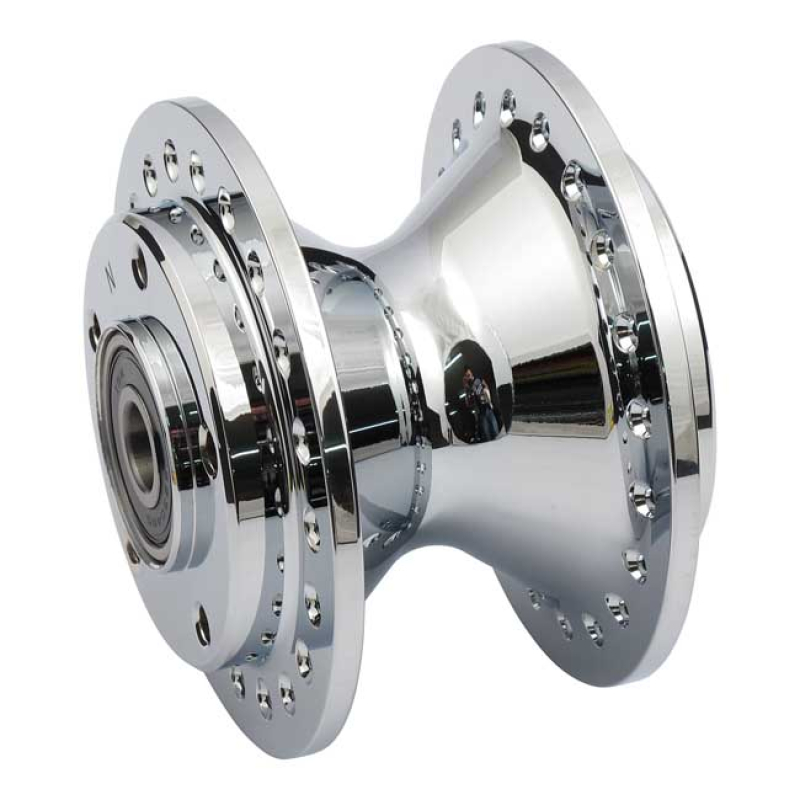 FRONT WHEEL HUB, CHROME 991252