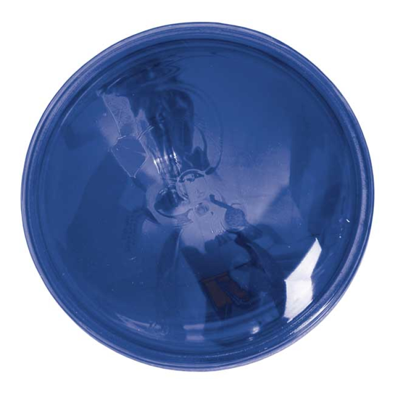 4-1/2" 30W 12V SEALED BEAM UNIT. CLEAR BLUE LENS BLUE COLORED CLEAR LE 991604