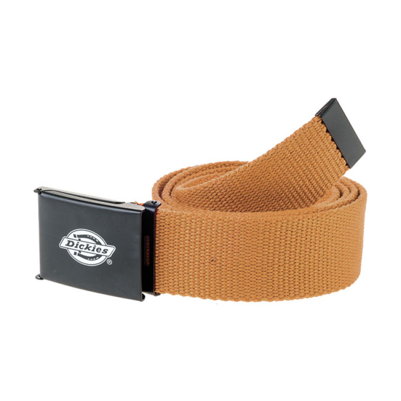 DICKIES ORCUTT BELT BROWN DUCK BROWN DUCK, 120CM LONG, 100% POLYESTER 992714