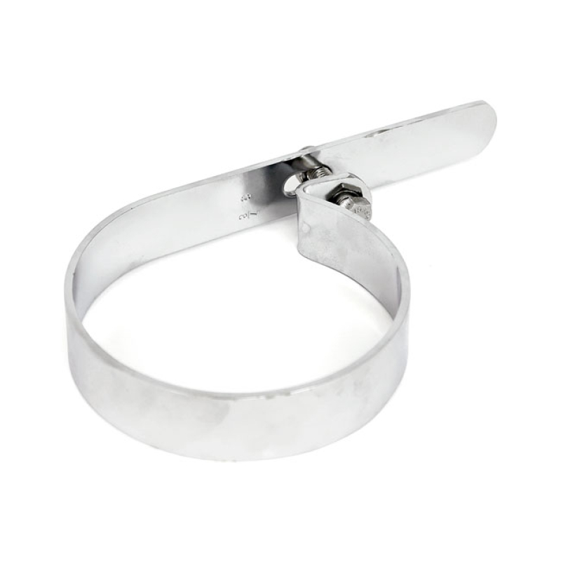 MUFFLER P-CLAMP 3-7/8" CHROME CHROME PLATED UNIVERSAL P-CLAMP, MADE FR 999149