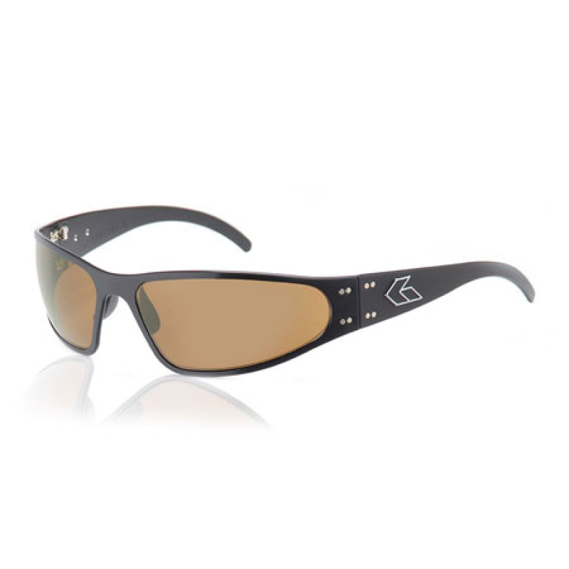 GATORZ, WRAPTOR - BLACK FRAME / BROWN LENS WRABLK03