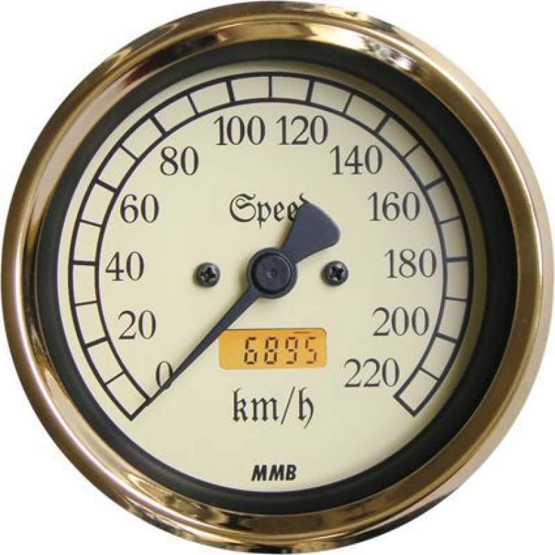 MMB 80MM SP.RETRO CHR / IVORY(GOLD RING) 682166