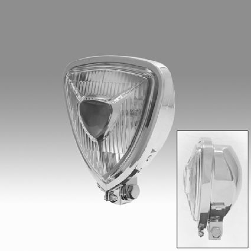 TRIANGLE HEADLIGHT - CHROME 12V 55W H3 683082