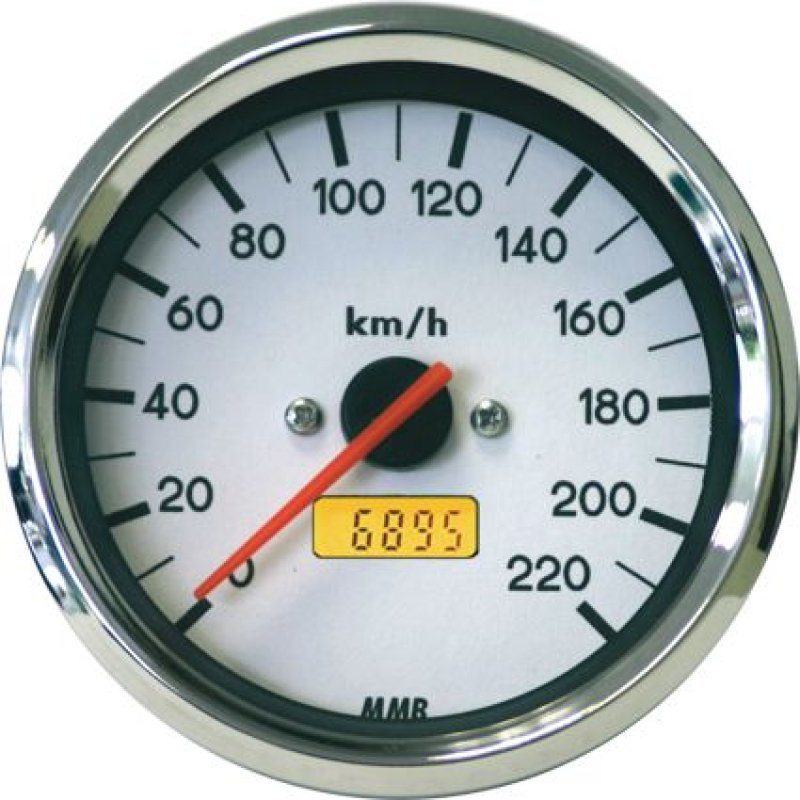 SPEEDO ELEC. 80MM WHT.FACE 220 686828