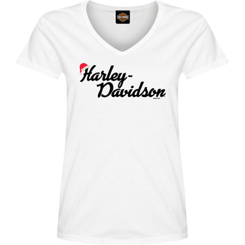 NAISTEN H-D T-PAITA SANTA HAT R004715