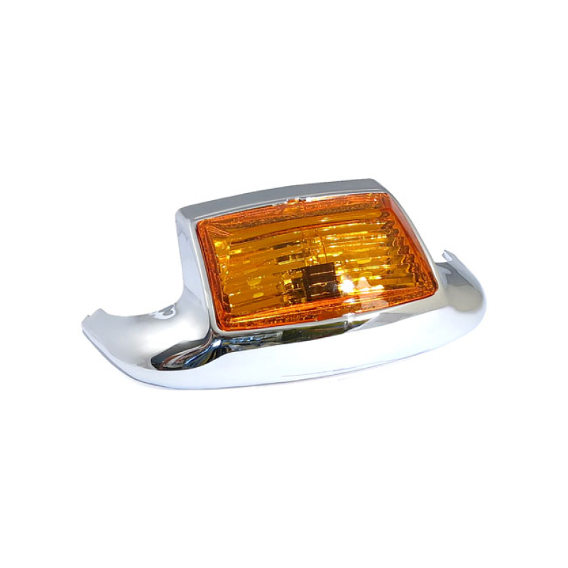 FRONT FENDER TIP W\LIGHT. AMBER LENS 500196