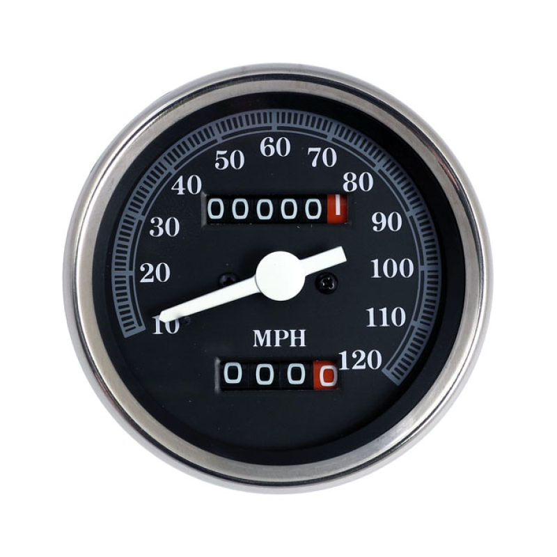 FX SPEEDOMETER. MPH 2::1 RATIO. LATE STYLE FACE 500516