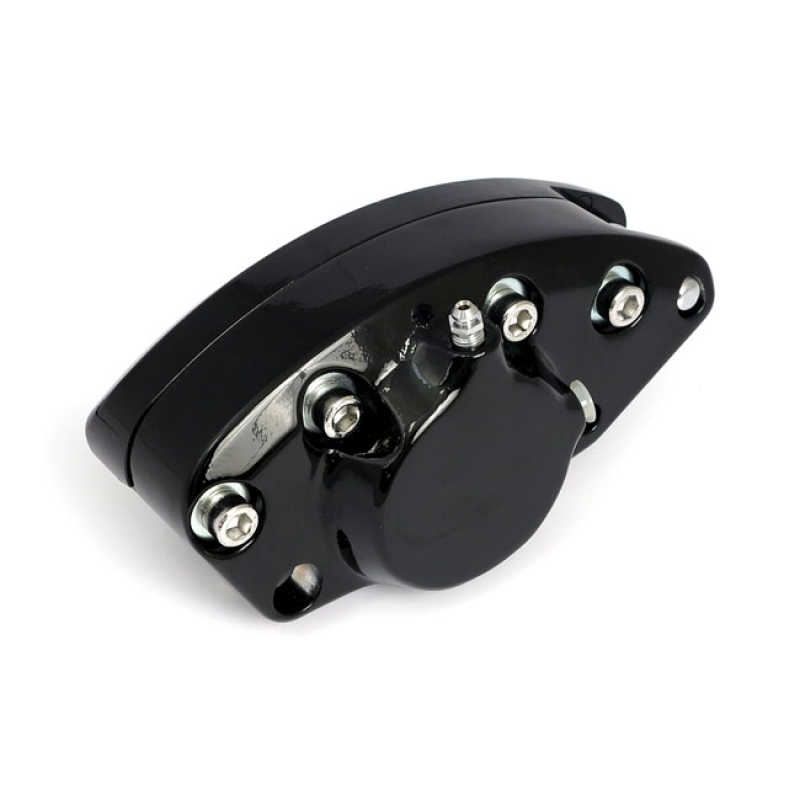 BANANA CALIPER ASSEMBLY BLACK SMOOTH, SINGLE PISTON 500615