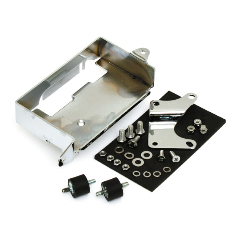 BATTERY CARRIER TRAY. CHROME 500910
