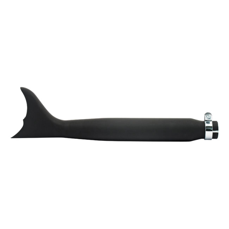 BATWING FISHTAIL UNIVERSAL MUFFLER 22" LONG BLACK 500984