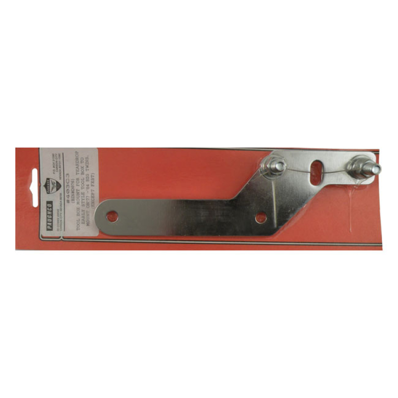 PAUGHCO, BRACKET KIT, TOOL BOX MOUNT. CHROME INSTALLATION REQUIRES MIN 501130