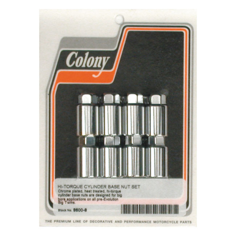 COLONY CYL BASE NUT KIT, HIGH-TORQUE 501780