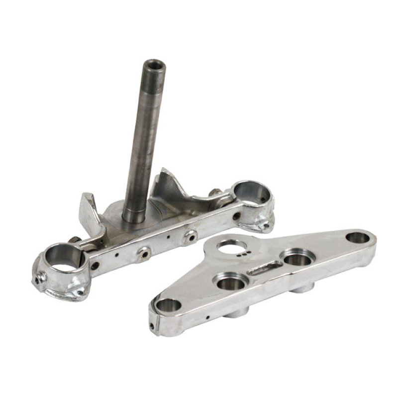 STOCK STYLE FL 41MM TRIPLE TREES. CHROME FITS AS STOCK REPLACEMENT. L 501940